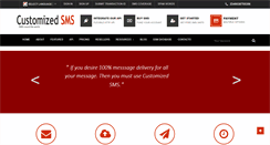 Desktop Screenshot of customizedsms.net